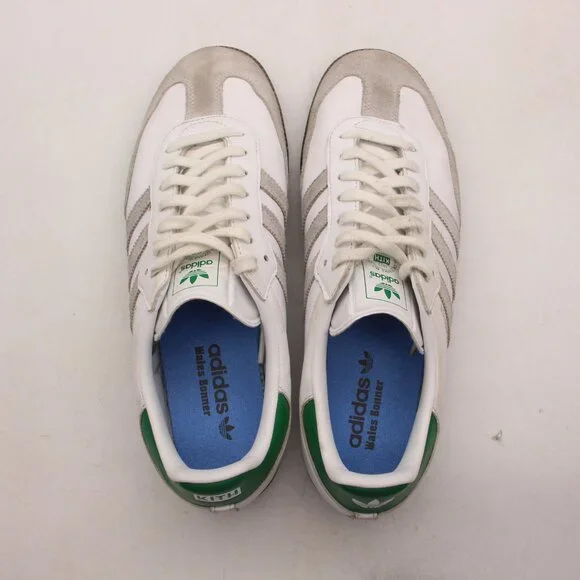 adidas gazelle silver green womens Adidas x Kith Men's Classics Program Samba OG White / Fairway / Gold Low  Top Sneakers main image 0